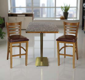 Jilphar Furniture 1+2 Bar  Table & Chair set JP1004B/3078/2099