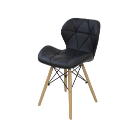 Jilphar Furniture Classical Dining Chair Black-1021A