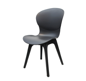 Jilphar Furniture Polypropylene Dining Chair Black, JP1027