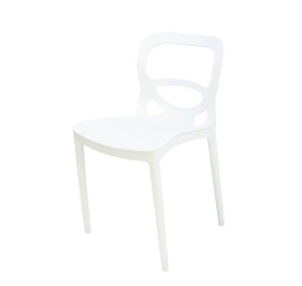 Jilphar Furniture Polypropylene Dining  chair JP1030, White 