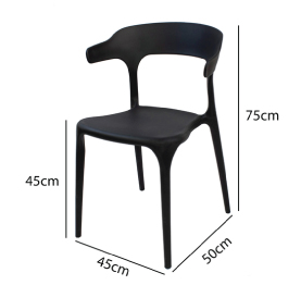 Jilphar Furniture Polypropylene Indoor/outdoor chair JP1034