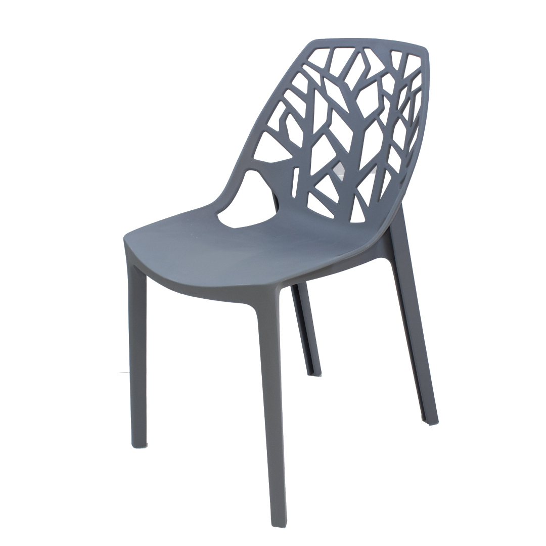 Jilphar Furniture Polypropylene Dining Chairs - JP1038B Grey 