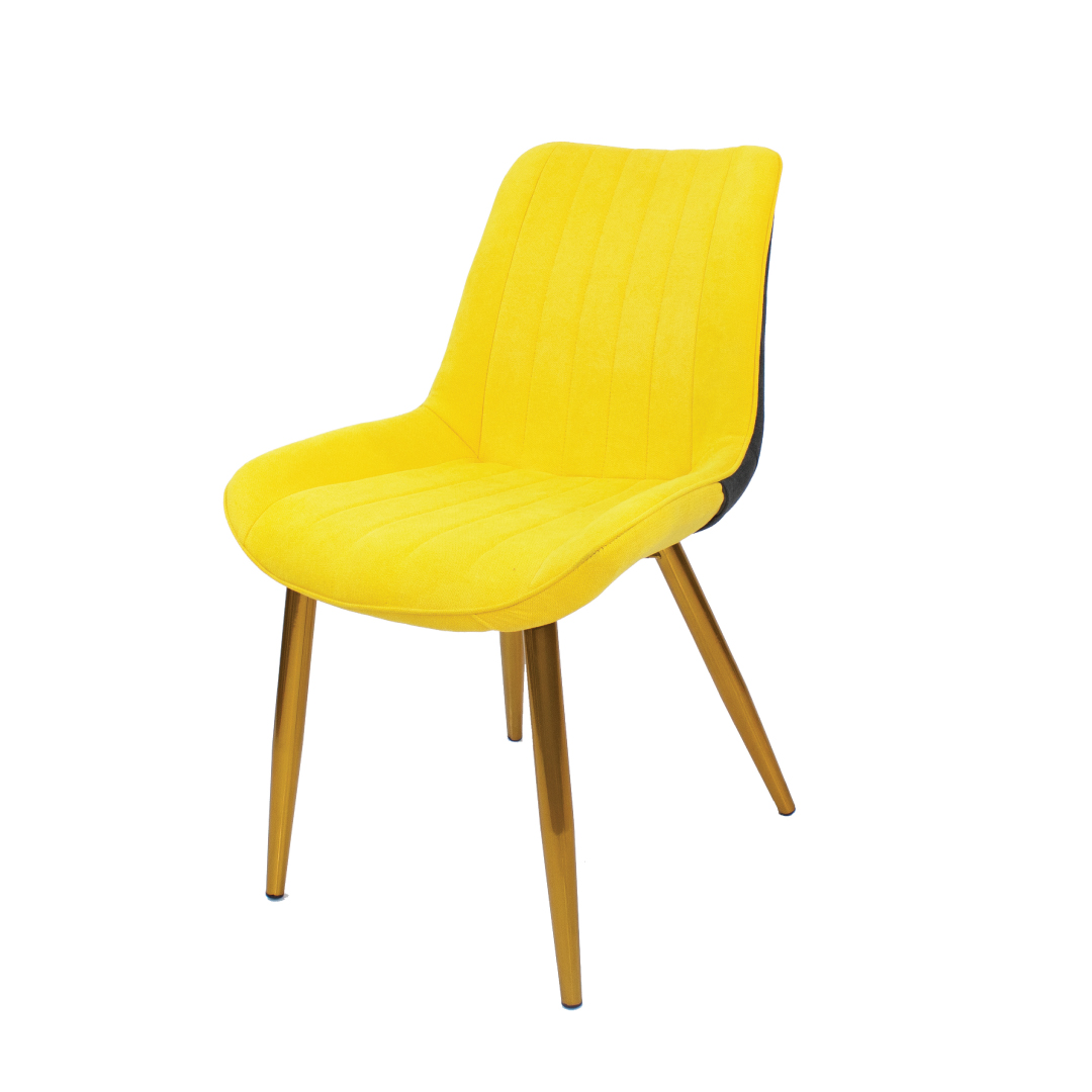 Jilphar Furniture Dining Chair with SS Gold Plated Legs JP1068