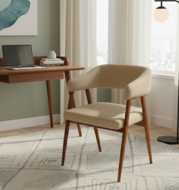 Jilphar Furniture Customize Dining Chair with Brown Color Wooden JP1076D