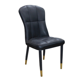 Jilphar Furniture Leather  Dining Chair with metal legs JP1091