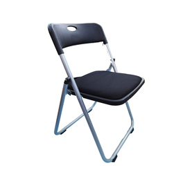Jilphar PU Leather Folding Chair Black JP1116B