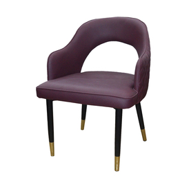 Jilphar Furniture Unique Design Dining Chair with Powder Coated Metal Legs JP1128