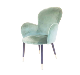 Jilphar Furniture Customizable Luxury Velvet Armchair JP1145