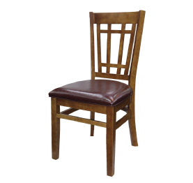 Jilphar Furniture VERTICALBACK Solid Beech Wood Dining Chair JP1164B
