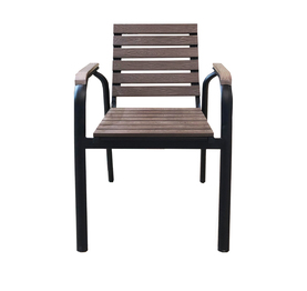 Jilphar Furniture Wood Outdoor Chair with Metal legs JP1211
