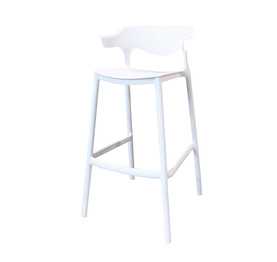 Jilphar Furniture Modern Stackable Bar Stool, JP1240B ,White 