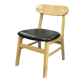 Jilphar Furniture Solid Wood Dining Chair- Light Brown- JP1272B
