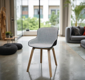 Jilphar Furniture Modern  Fabric Chair with Metal Legs- JP1277A