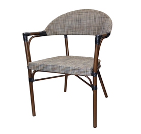 Jilphar Furniture Abaca Rope Chair with Wooden Color Metal Legs - JP1289
