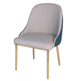Jilphar Furniture Modern Living Room Chair with Golden Metal Legs - JP1294 