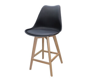 Jilphar Furniture  High Bar Chair with Wooden Legs- JP1312A