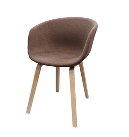 Jilphar Furniture Fabric Dining Chair with Wooden Legs - JP1330D