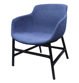 Jilphar Furniture Fabric Dining Chair with Powder Coated Metal legs JP1347A