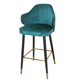 Jilphar Furniture Classical Fabric Reupholstery  Bar Chair JP1353