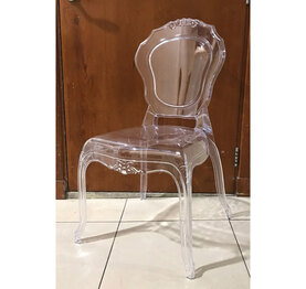 Jilphar Furniture Armless Design Transparent  Chair JP1391