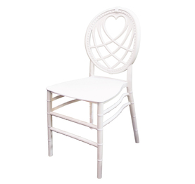 Jilphar Furniture Polypropylene Heart Back Dining Chair JP1394