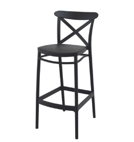 Jilphar Furniture Cross Back High Bar Chair JP1400