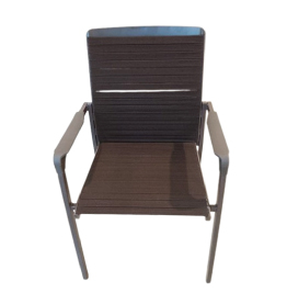 Jilphar Furniture Natural Rubber Webbing Outdoor Armchair JP1433A