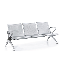 Jilphar Furniture Modern Three Seater Armed Waiting Chair – Metal Frame JP1490C