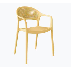 Jilphar Furniture Modern Polypropylene (PP) armchair - Beige, Black, White colors JP1502