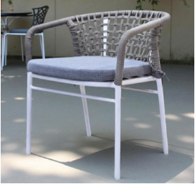 Jilphar Furniture Modern Woven Rope Outdoor Rattan Chair with Cushion JP1544