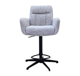Jilphar Furniture Modern Height-Adjustable Bar Chair with Armrests and Footrest JP1547