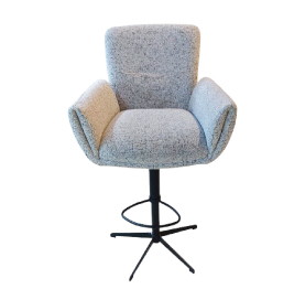 Jilphar Furniture Modern Height-Adjustable Bar Chair with Armrests and Footrest JP1548
