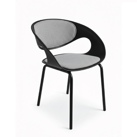 Jilphar Furniture Modern Molded Black Chair JP1563A
