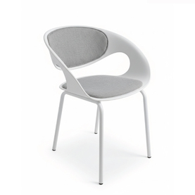 Jilphar Furniture Modern Molded White Chair JP1563B