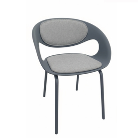 Jilphar Furniture Modern Molded Grey Chair JP1563C