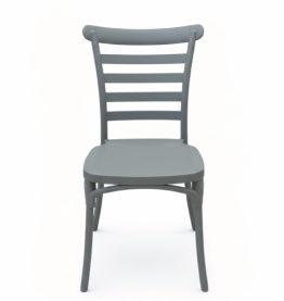 Jilphar Furniture Iconic Grey Ladderback Bistro Chair JP1570C