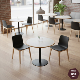 Jilphar Furniture Urban Charm 2+1 Café Dining Set JP1579A-3018-2493B