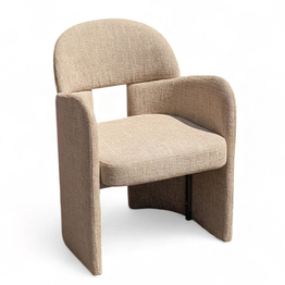 Jilphar Furniture Sculptural Silhouette Upholstered Dining Chair JP1582