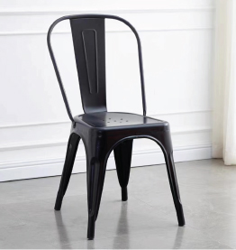 Jilphar Furniture Contemporary Black Plastic Chair JP1584B