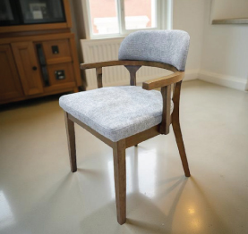 Jilphar Furniture Elegant Mid-Century Modern Dining/Accent Chair with Customizable Upholstery JP1776A