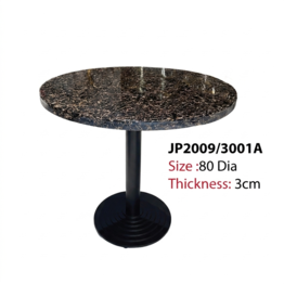 Jilphar Furniture Marble Top with Metal Leg Dining Table JP2009/3001A