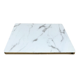 Jilphar Furniture Tempered Glass Table Top with Golden Edges – 70x70 cm JP2201