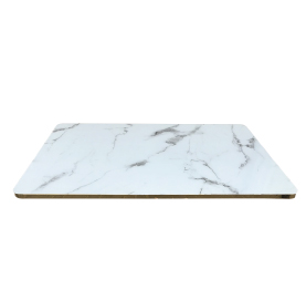 Jilphar Furniture Tempered Glass Table Top with Golden Edges – 120x80 cm JP2204