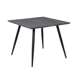 Jilphar Furniture Modern Square Dining Table – Industrial Grey & Black JP2277A