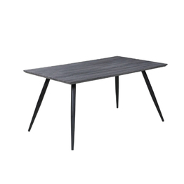 Jilphar Furniture Modern Rectangular Dining Table – Industrial Grey & Black JP2279A