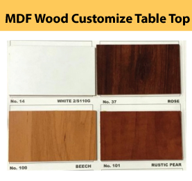Jilphar Furniture MDF Wood Customize Table Tops JP2282/2283A 