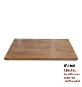 Jilphar Solid Wood Rectangular Restaurant Table Top 2306, 120x70cm 