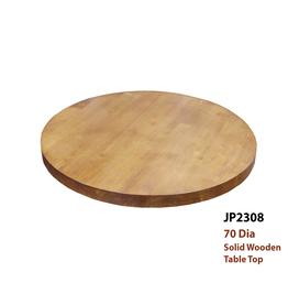 Jilphar Solid Wood Round Restaurant Table Top 2308, 70 Dia