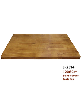 Jilphar Solid Wood Rectangular Restaurant Table Top 2314, 130x80cm