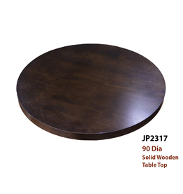 Jilphar Solid Wood Round Restaurant Table Top 2317, 90 Dia